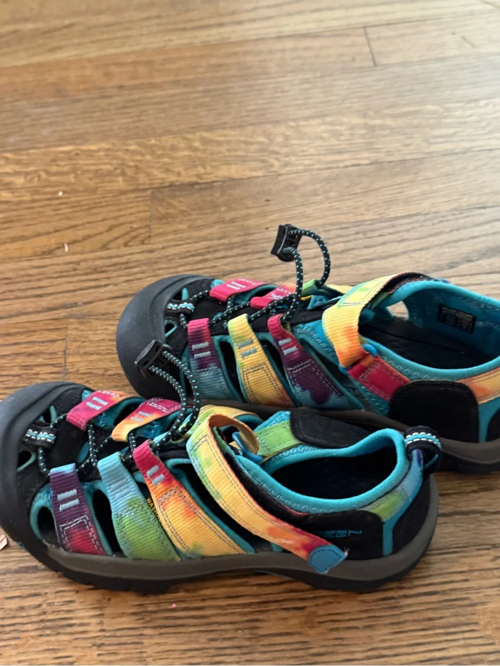 Keen Kids Rainbow Tie-Dye Sport Sandals - water shoe